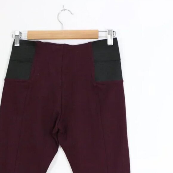 *Kismet Maroon Dress Pant Legging - Picture 4 of 5